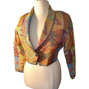 Vintage Rhonda Stark Bolero crop Jacket